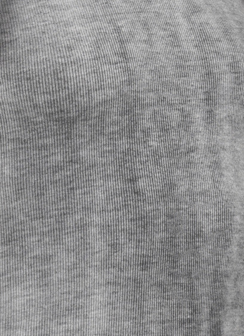 Avant Toi Grey Silk-Blend Tank Top