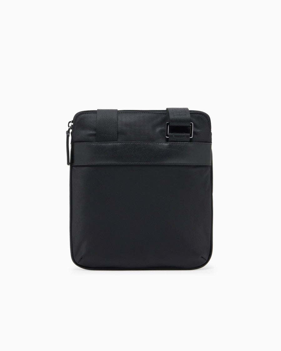 Emporio Armani Compact Crossbody Bag With Recycled Nylon