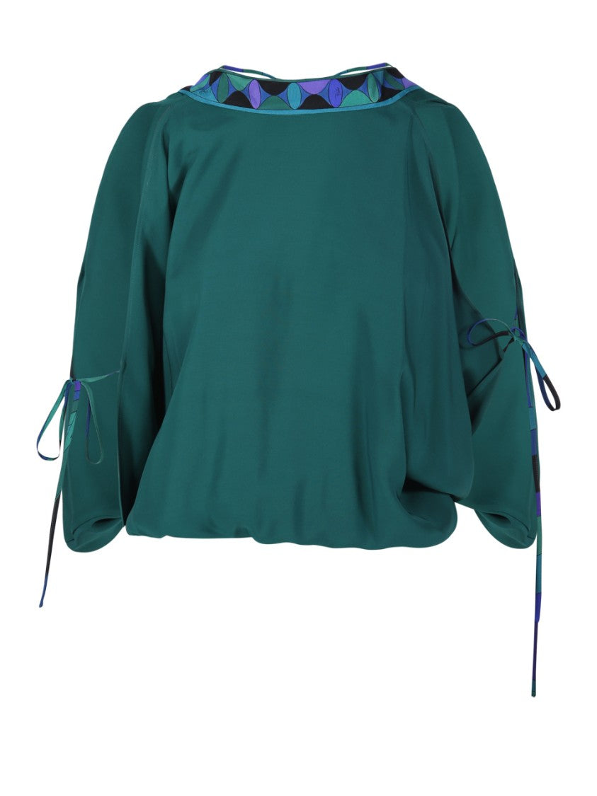 Emilio Pucci Relaxed Silhouette Blouse With Geometric Pattern