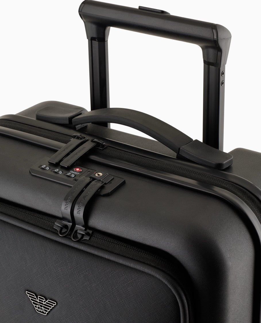 Emporio Armani Black Hard-Shell Suitcase