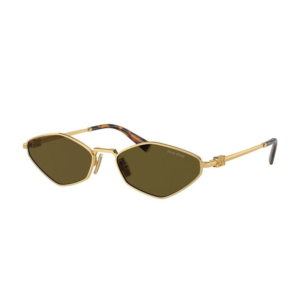 Miu Miu 0Mu 56Zs Geometric Metal Frame Miu Miu Sunglasses