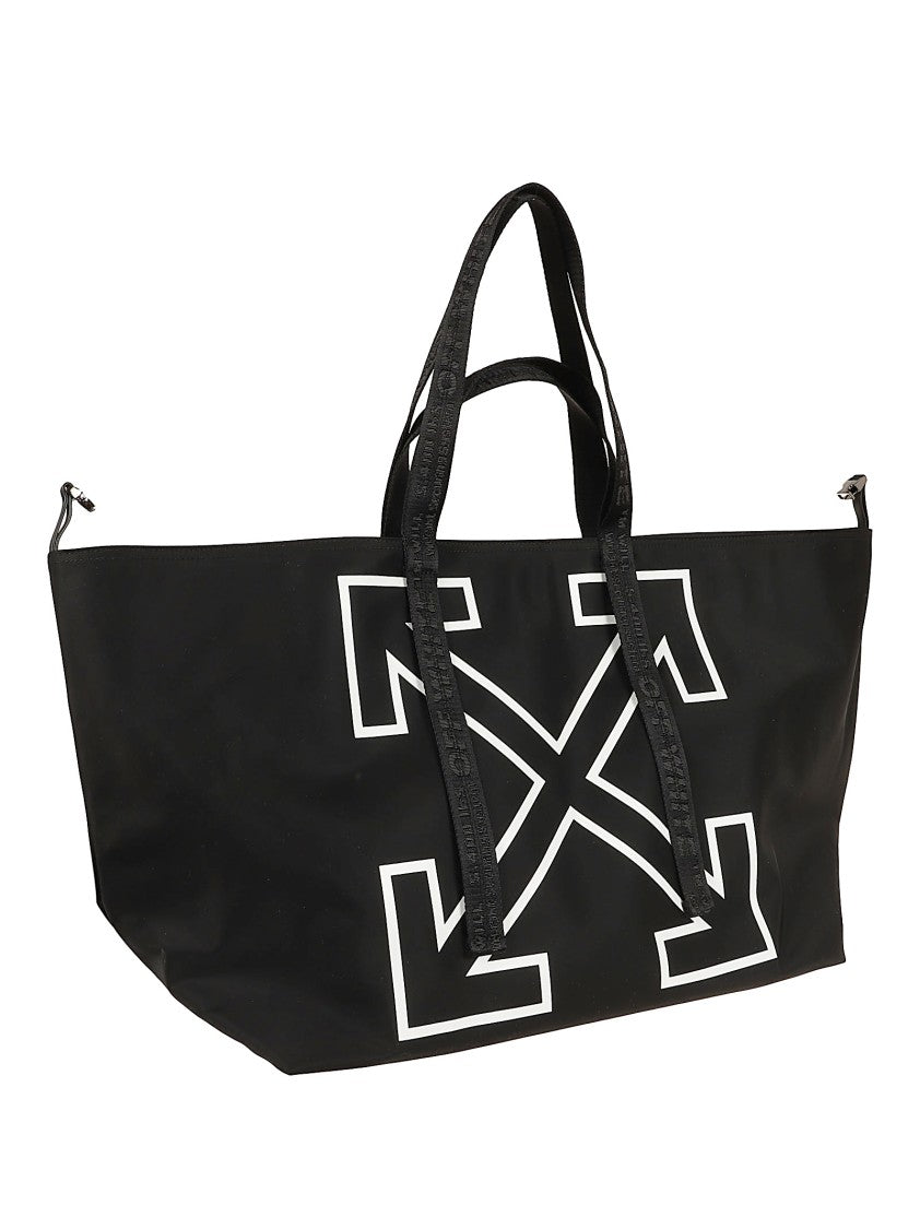 Off-White Heritage Day Off Tote Bag With Iconic Arrow Motif