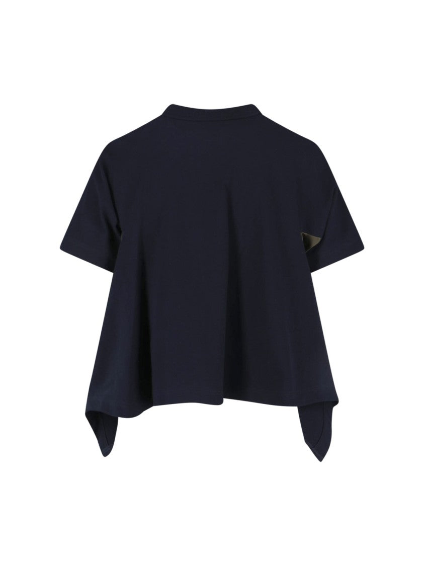 Sacai Asymmetric T-Shirt – Blue