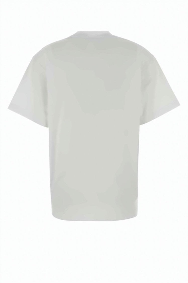 Gucci Cropped White T-Shirt With Embossed Logo Detail