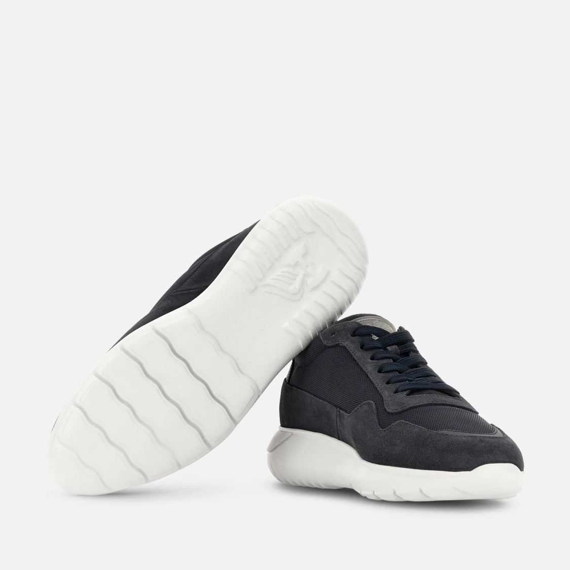 Hogan Dark Denim Blue Interactive3 H Lissat Sneakers