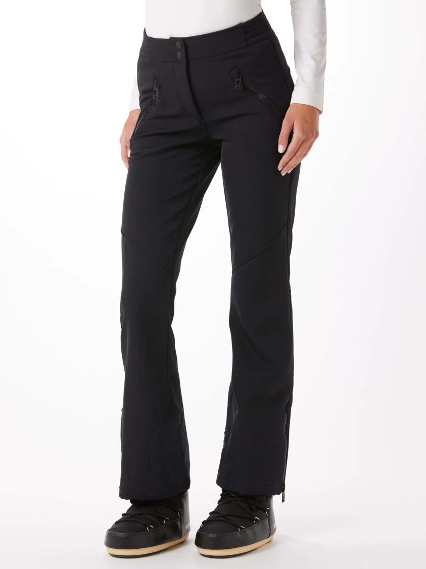 Toni Sailer Black Ella Fitted Flared Ski Pants