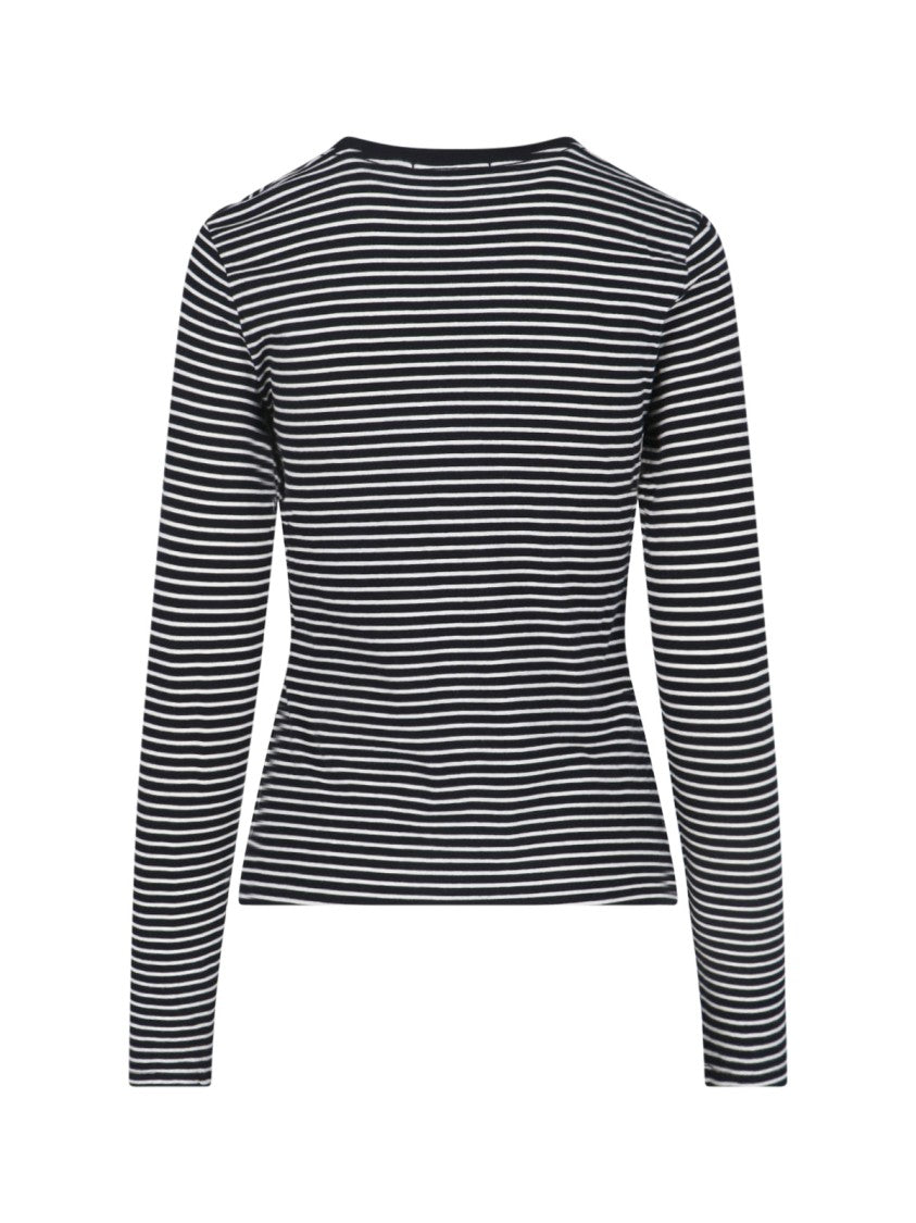 Nili Lotan Classic Black T-Shirt With Round Neckline