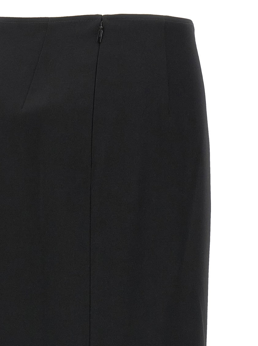 Fendi Grain De Poudre Skirt