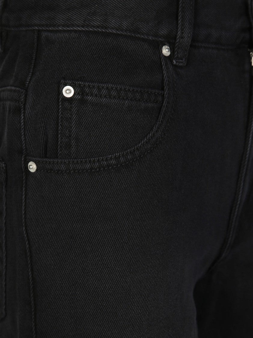 Isabel Marant Étoile Straight-Leg Pants With Mid-Rise Waist