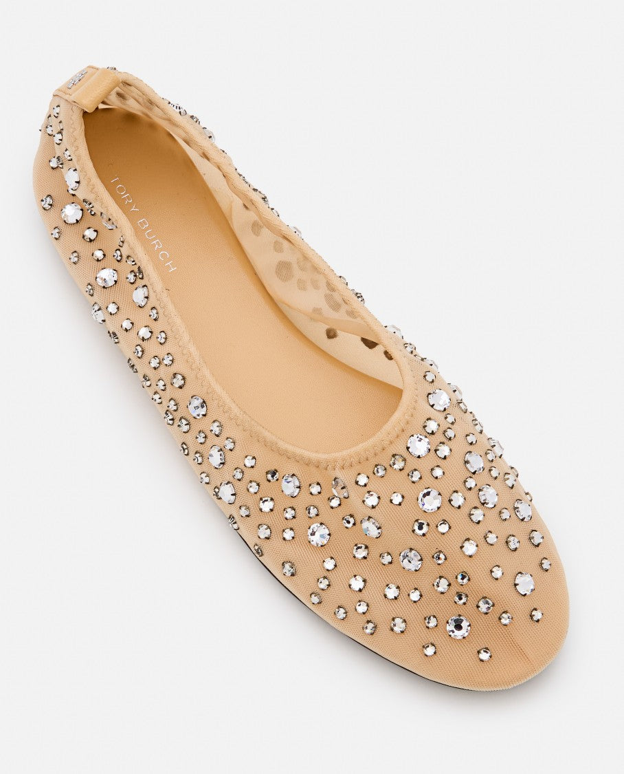 Tory Burch Pointed Toe Ballerina Flats