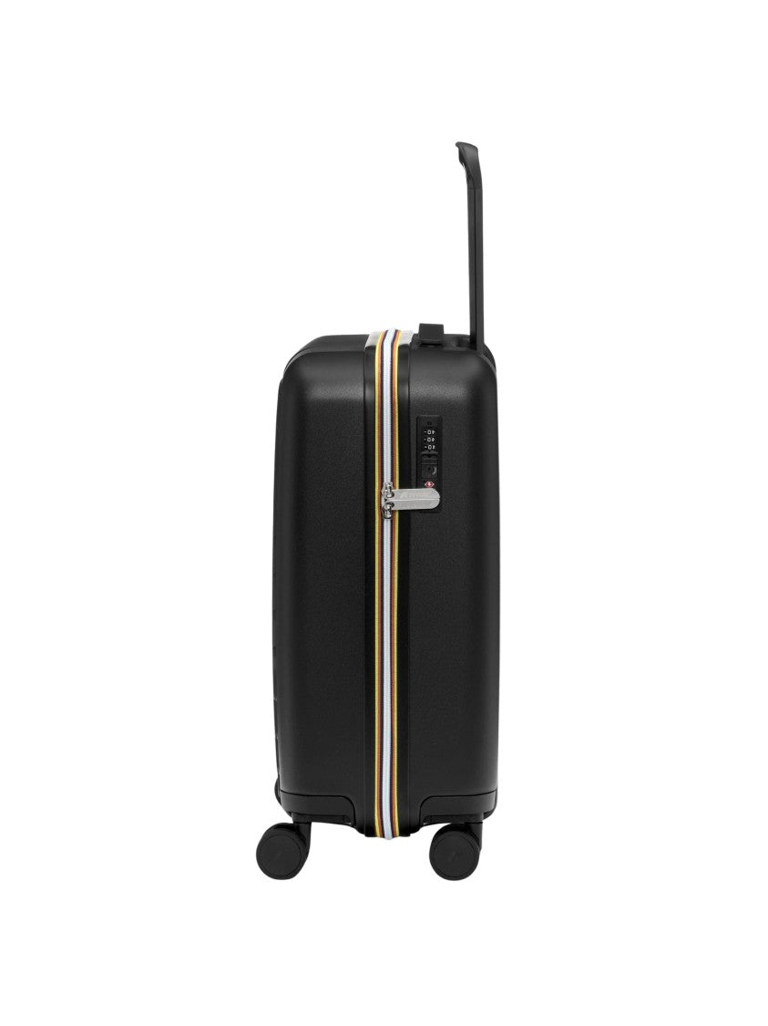 K-Way Eudoxie Logo Chevron Hard-Shell Suitcase