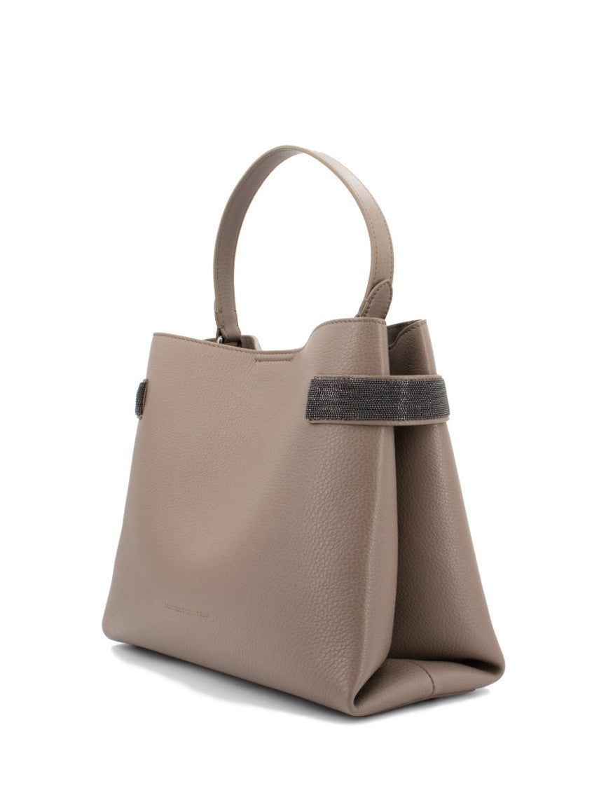 Brunello Cucinelli Calfskin Leather Bag