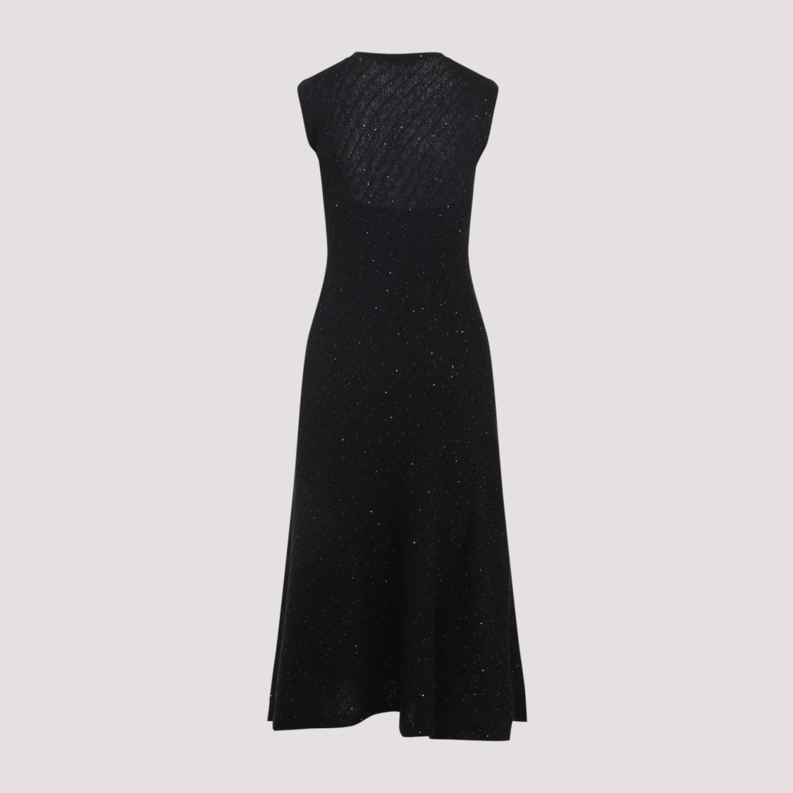 Fabiana Filippi Sleeveless A-Line Evening Dress With Subtle Sparkle