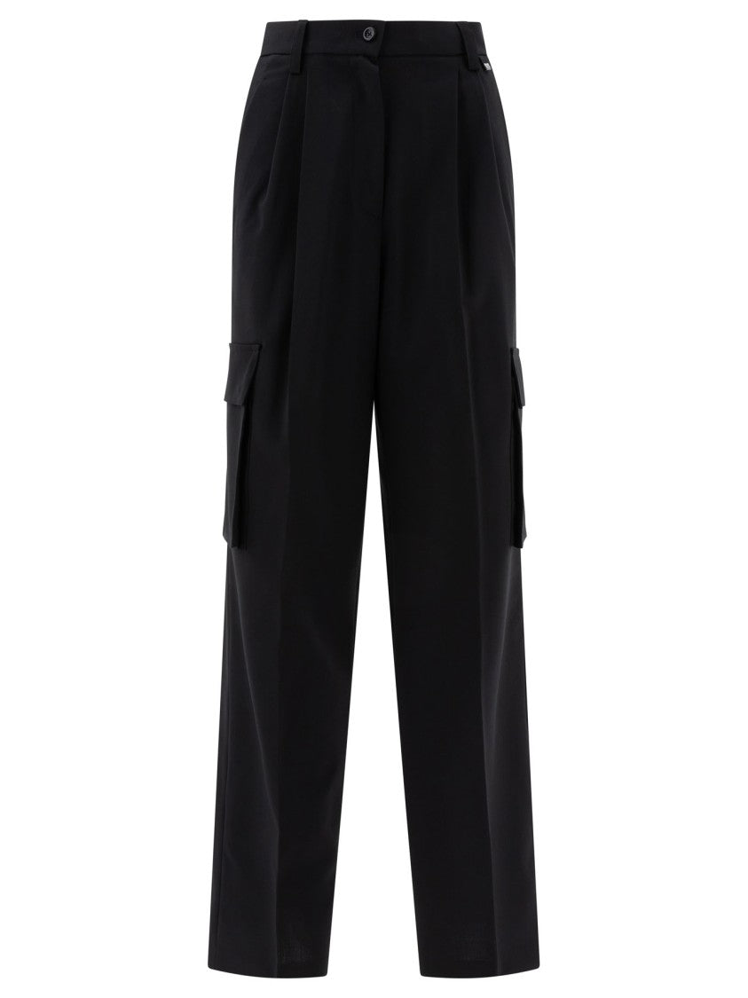 Herno Wool Blend Cargo Trousers