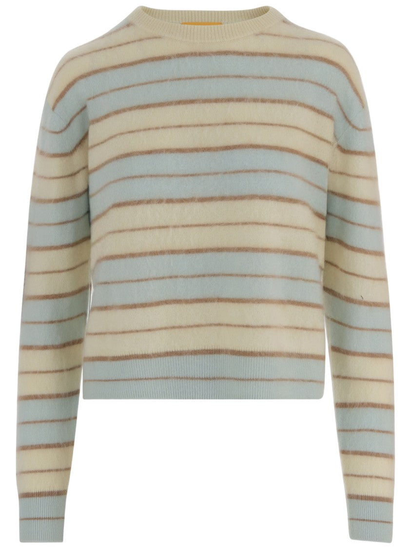 Guest In Residence Cashmere Sweater With Striped Pattern