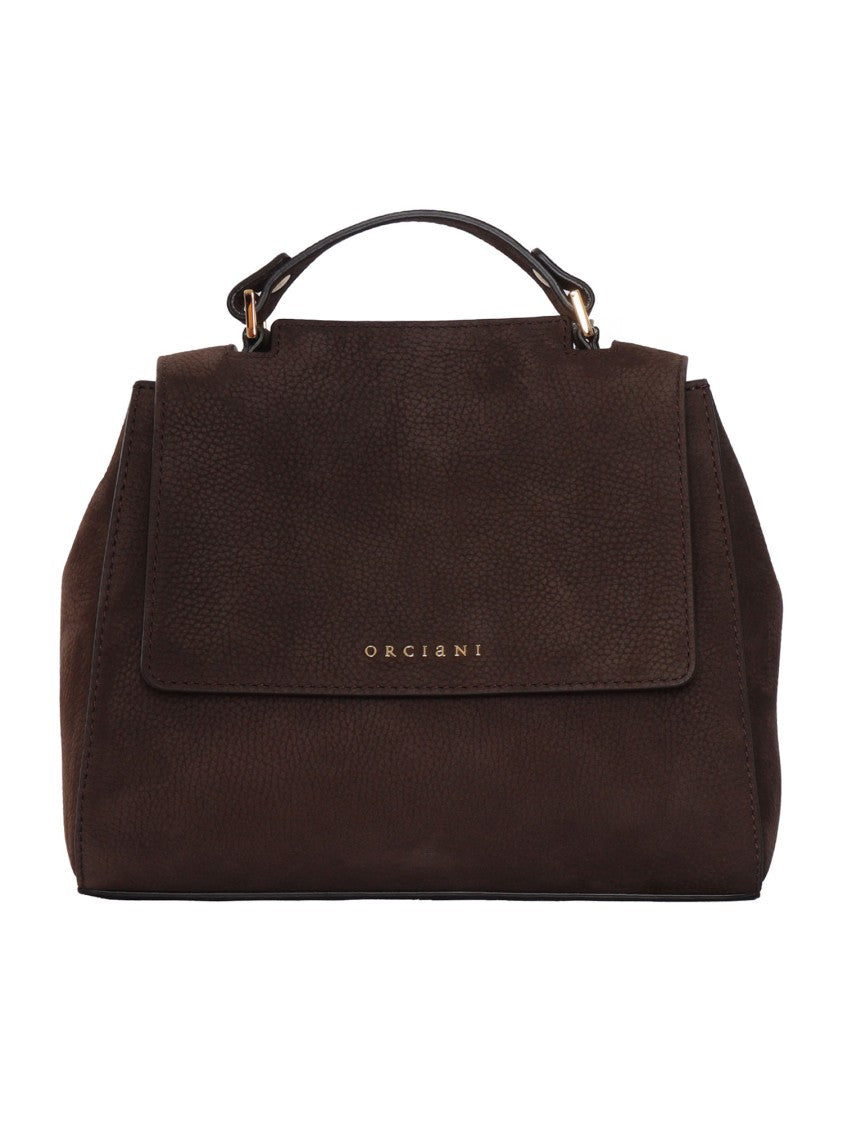 Claudio Orciani Small Sveva Nabucco Nubuck Leather Handbag