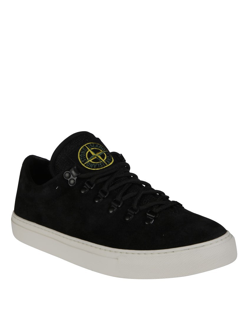 Stone Island Black Low Top Sneakers