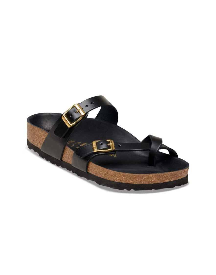 Birkenstock Mayari Women’S Black Leather Sandals