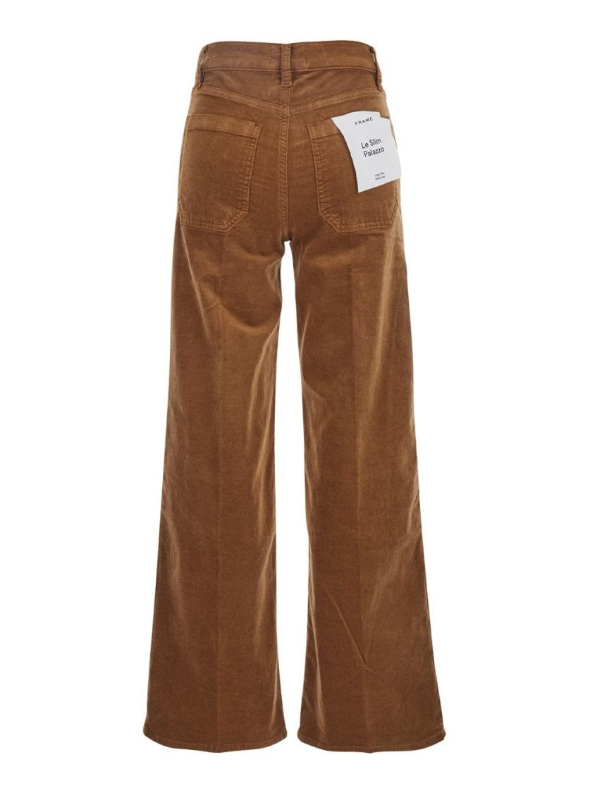 Frame Le Slim Palazzo Jeans – Brown