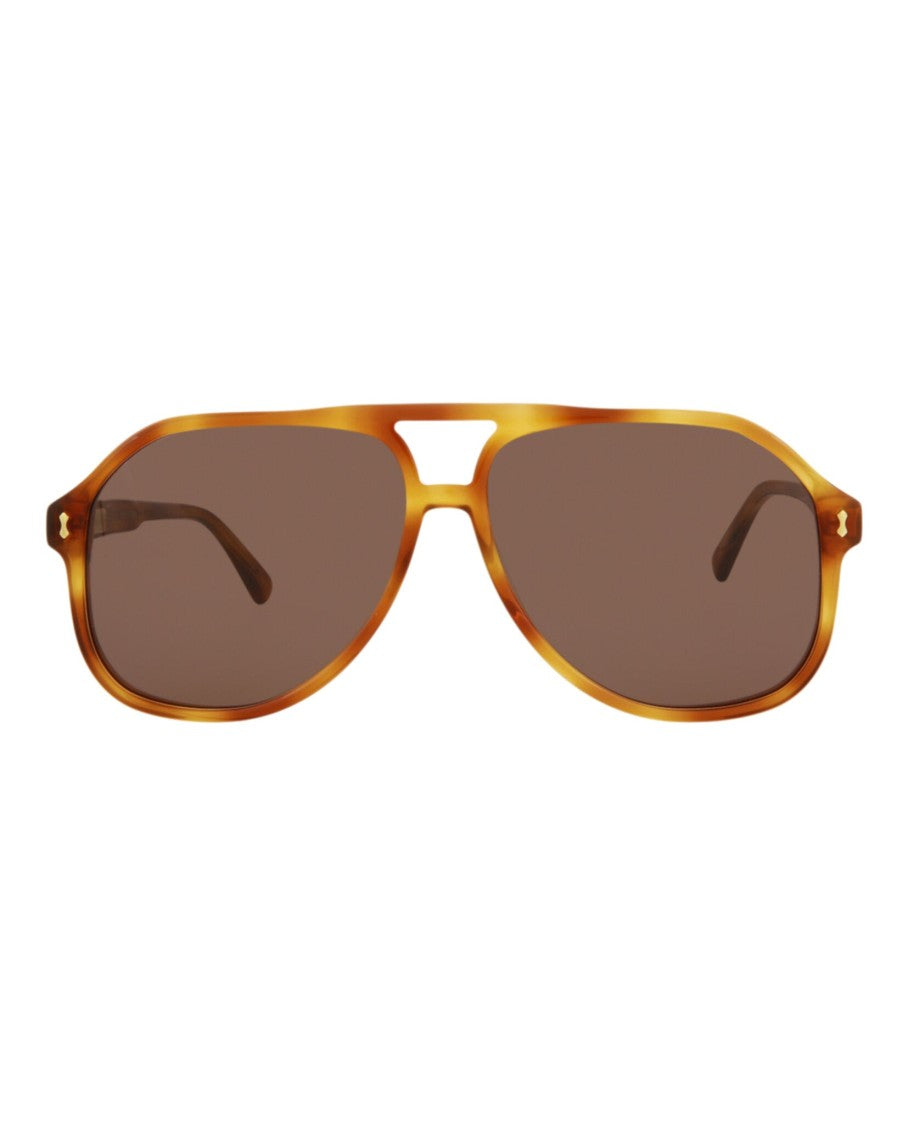 Gucci Aviator-Style Acetate Sunglasses