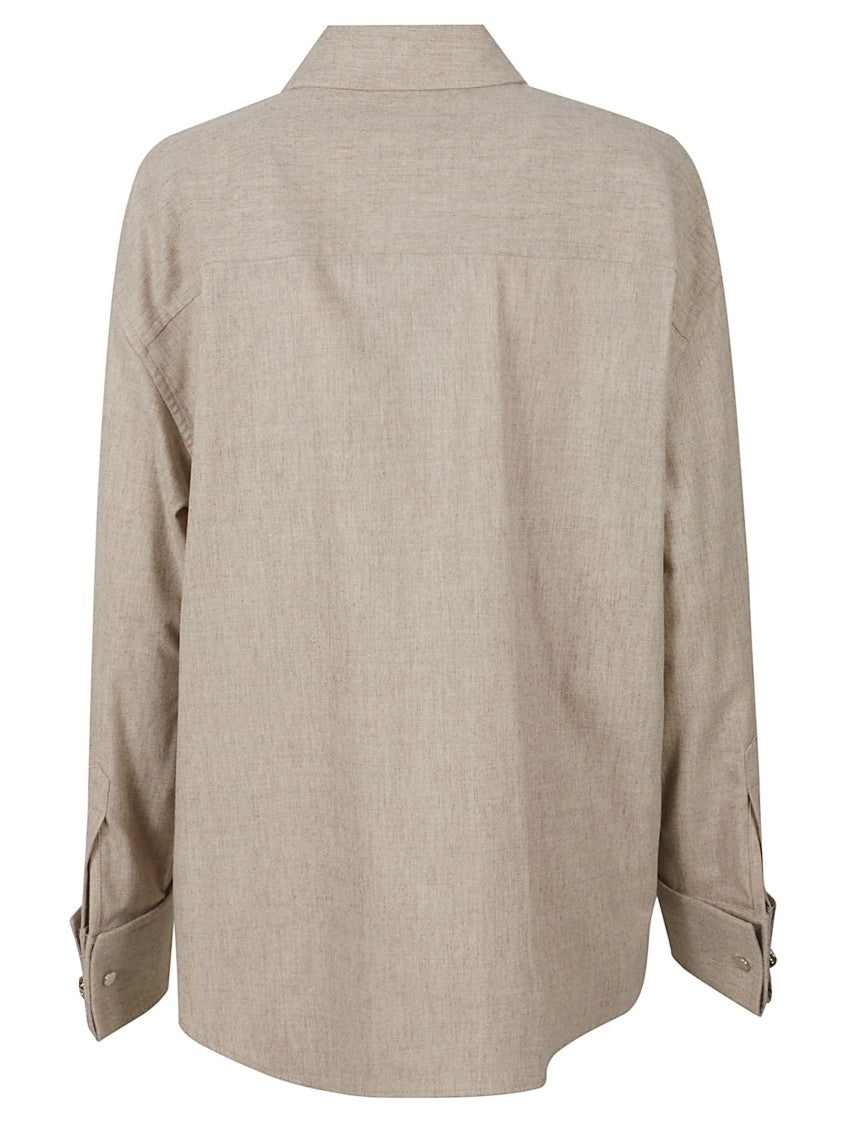 Fabiana Filippi Button-Down Decorative Cuff Shirt