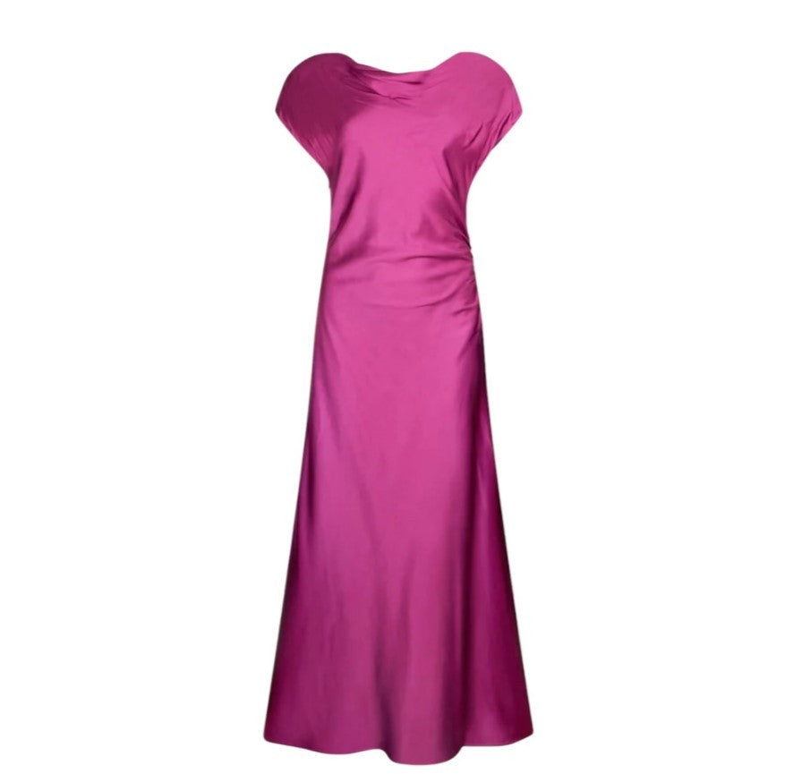 Liu Jo Pink Back V Neck Short Dress