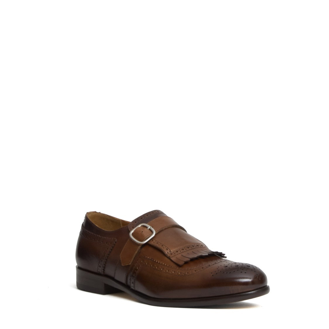 Doucal's Kilty Monk Triumph Blake Stitch Shoes