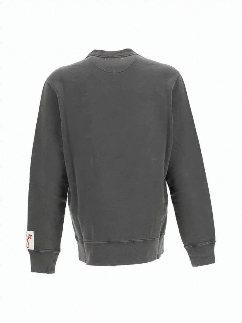 Golden Goose Faded Dark Grey Long-Sleeve Sweatshirt