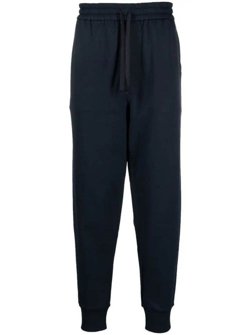 Etro Relaxed-Fit Blue Trousers With Drawstring Waist