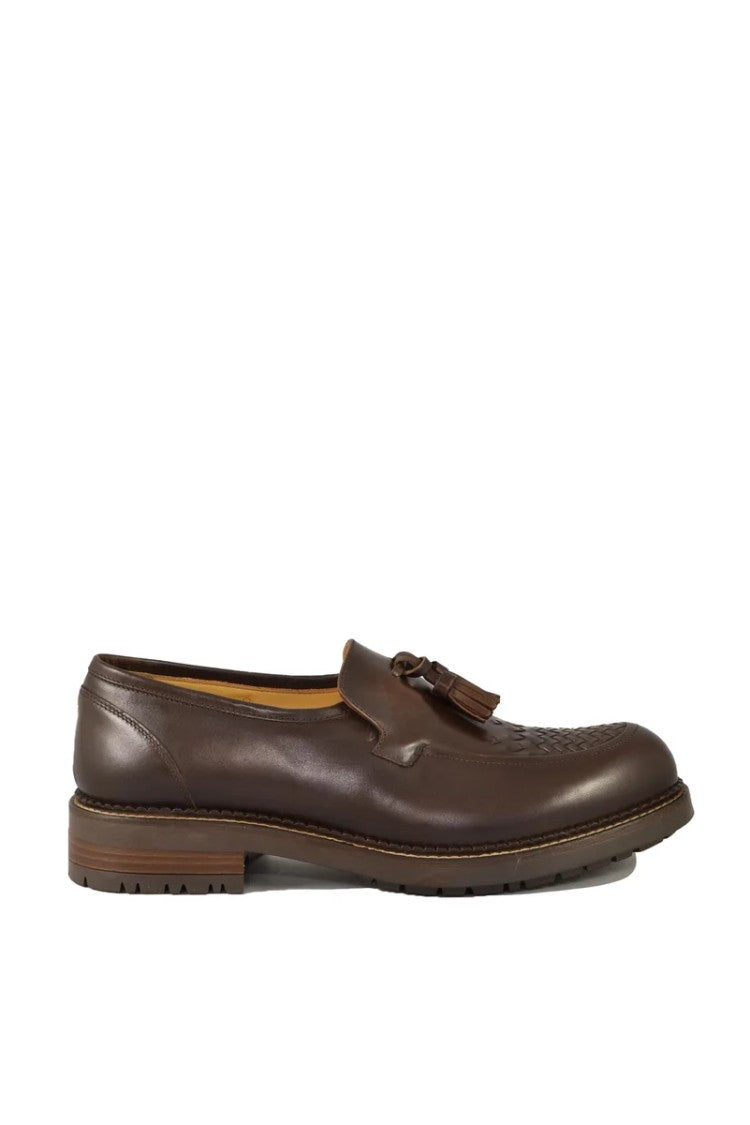 Testoni Bologna 1929 Luxury Brown Leather Loafers