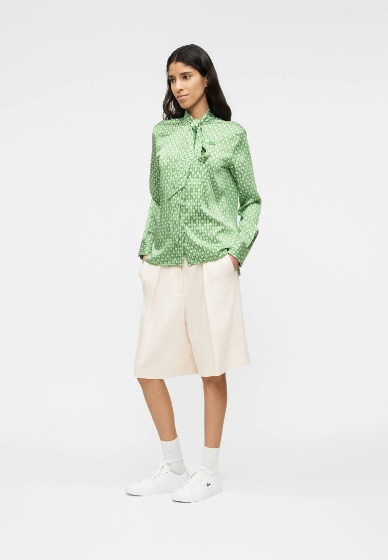 Lacoste Green Regular Fit Detachable Shirt