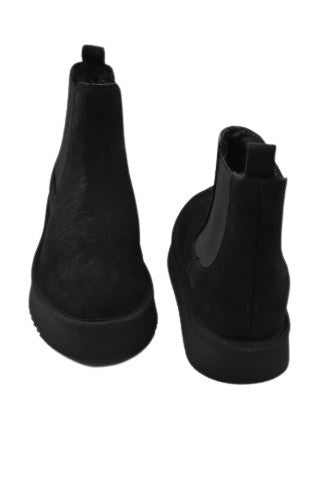 Copenhagen Studios Black Flats With Elastic Side Panels