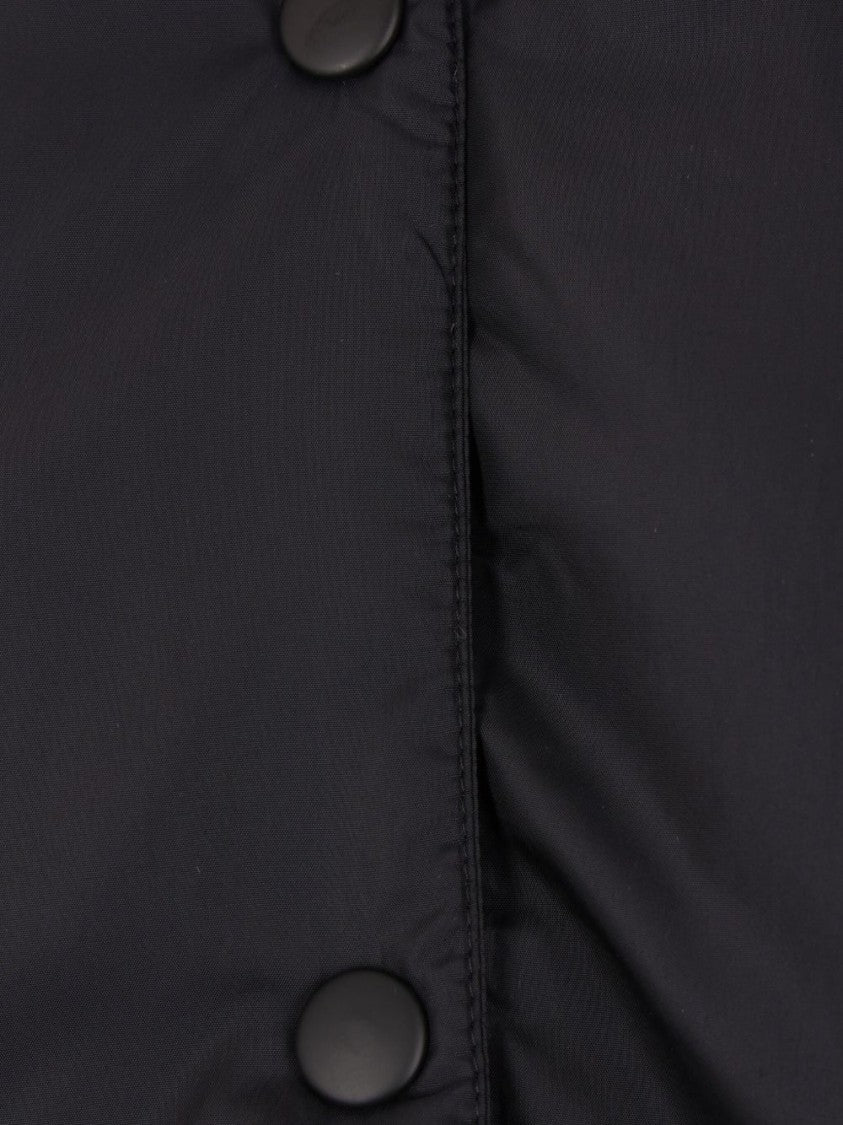 Aspesi Black Boxy Oversized Hooded Coat