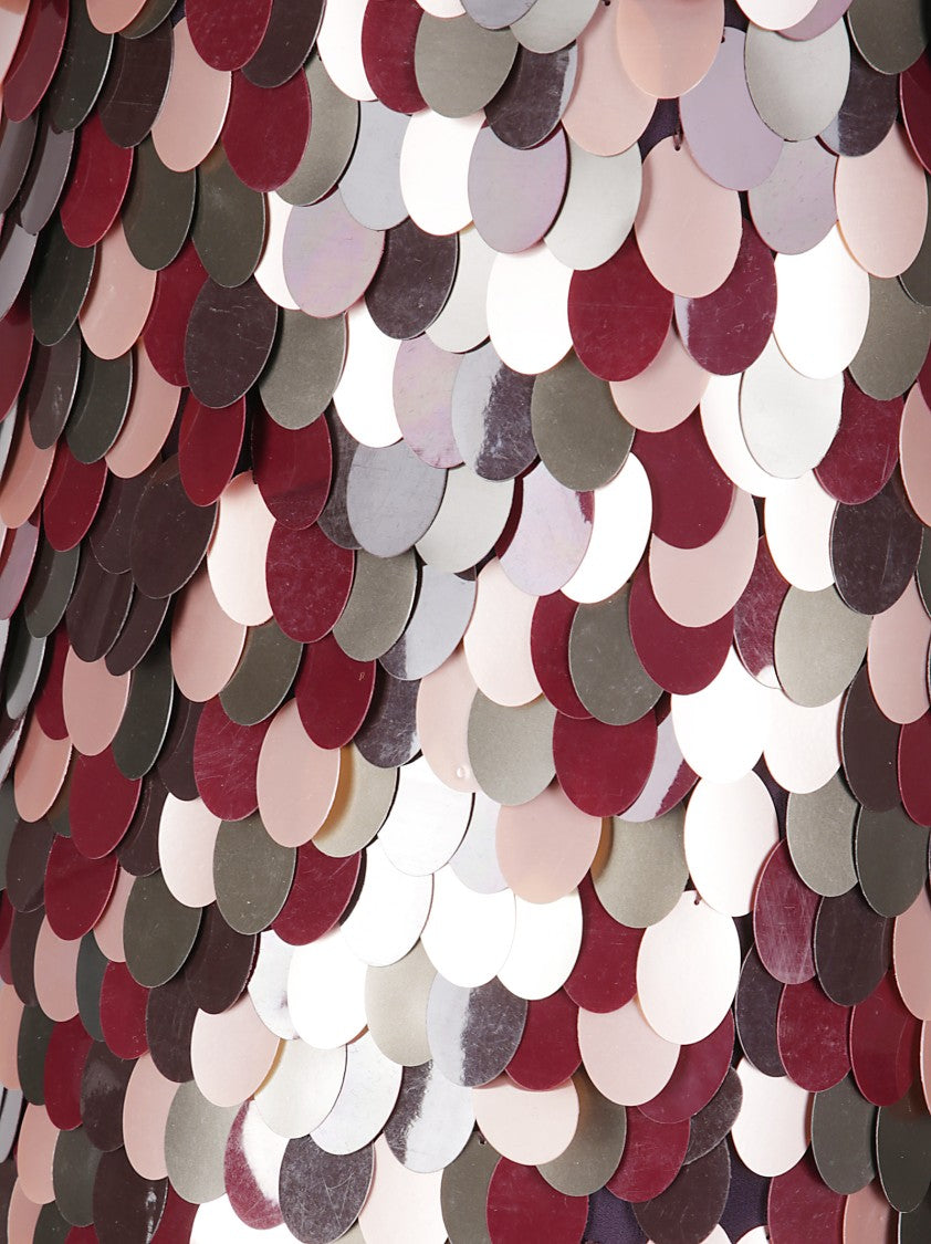 Dries Van Noten Textured Wrap Skirt With Herringbone Sequins