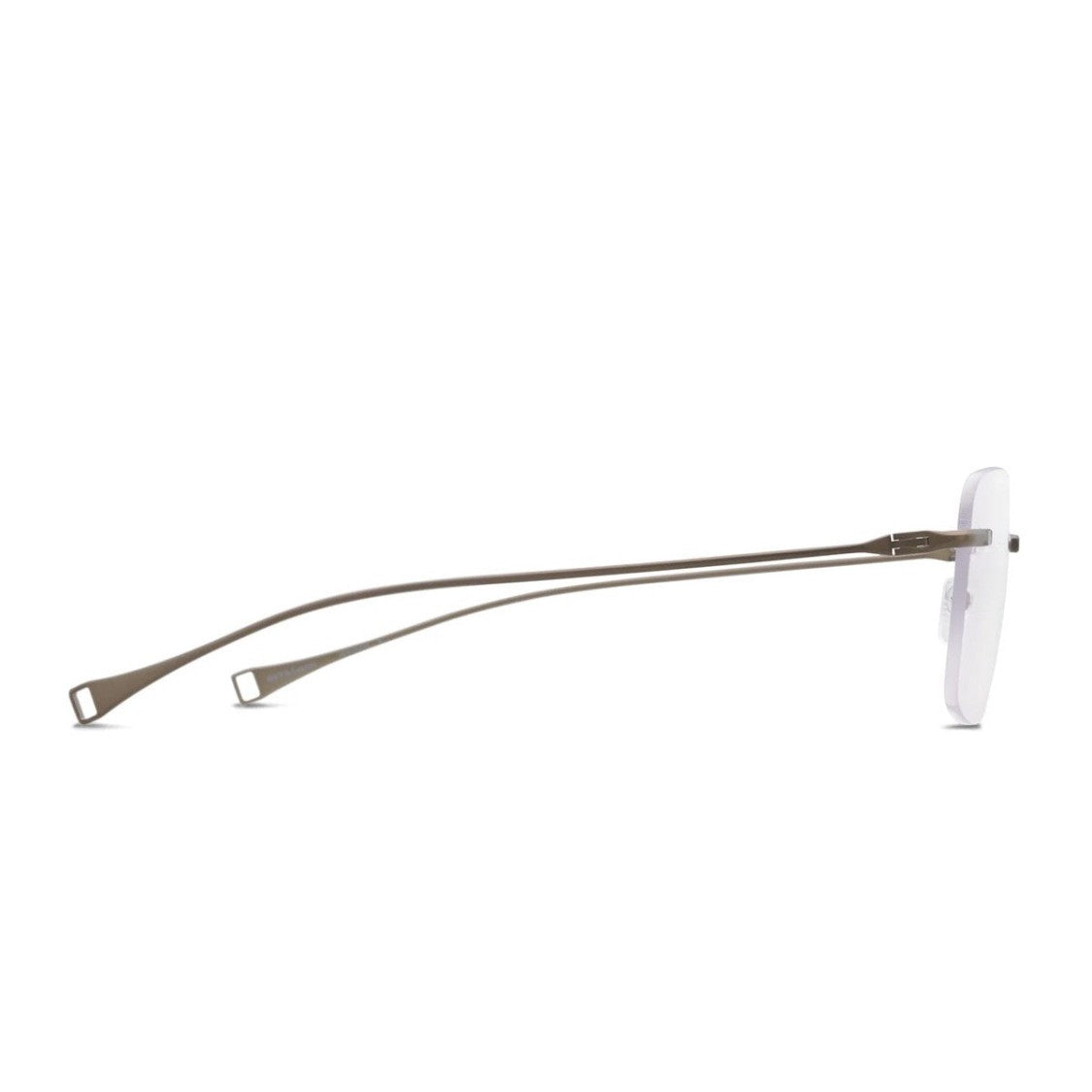 Dita Lancier Brown Lsa Dlx119 Titanium Rectangular Eyeglasses