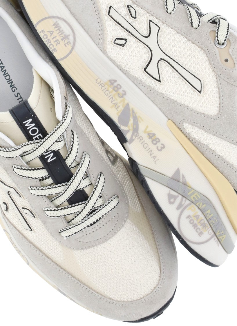 Prmt Round Toe Grey Sneakers