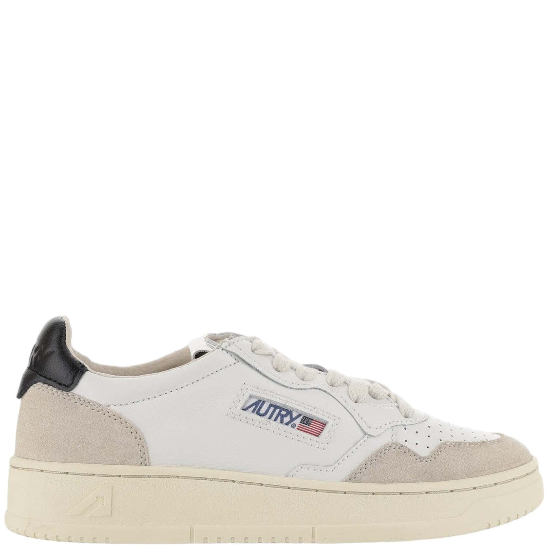 Autry Black Medalist Low Suede Sneakers