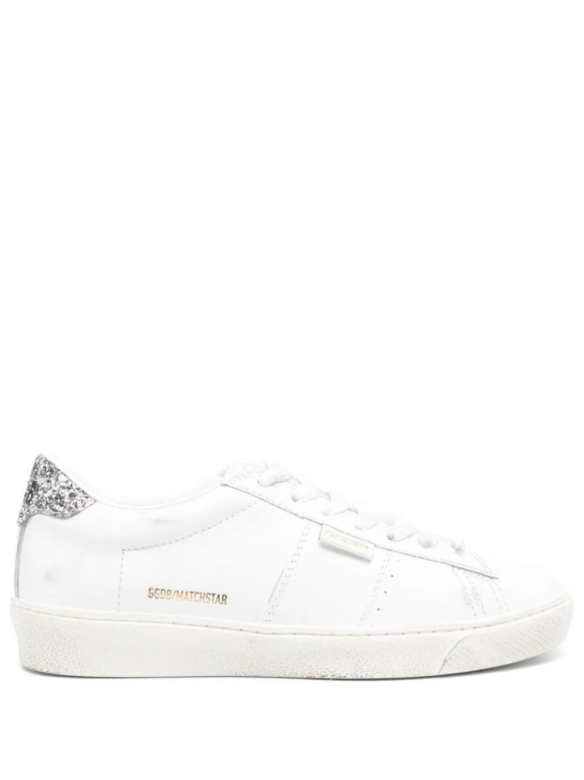 Golden Goose Low-Top White Leather Sneakers