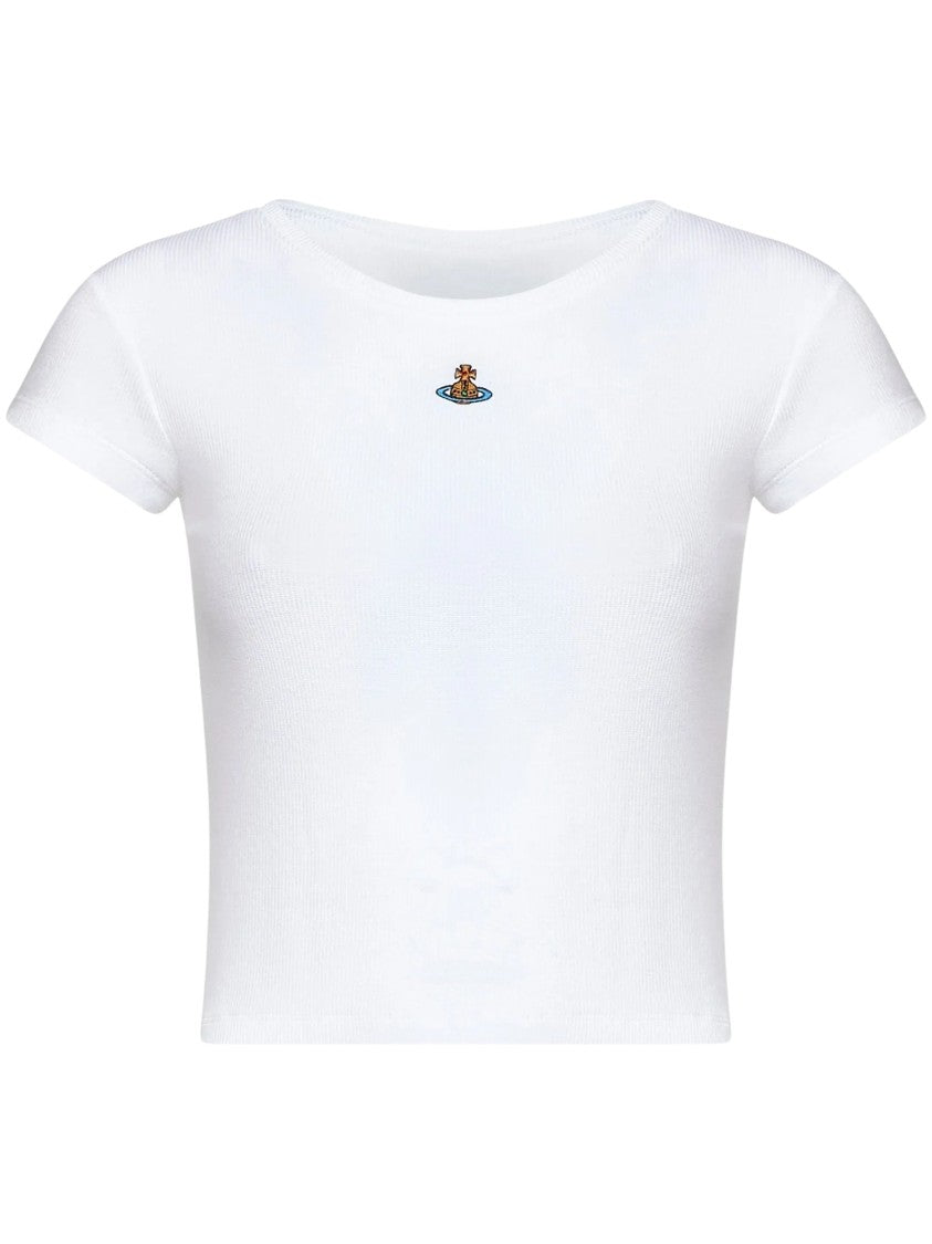 Vivienne Westwood Baby Peru Embroidered Fitted T-Shirt