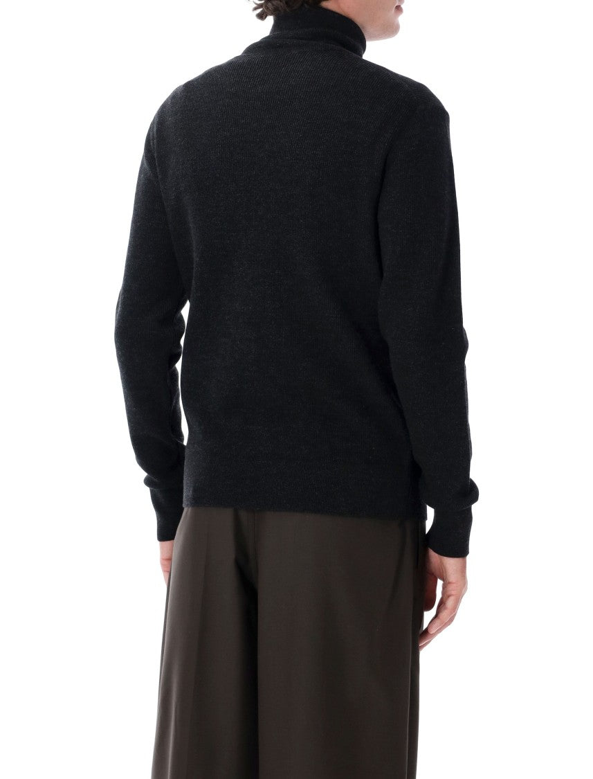 Lemaire High-Neck Fine-Knit Merino Wool Sweater
