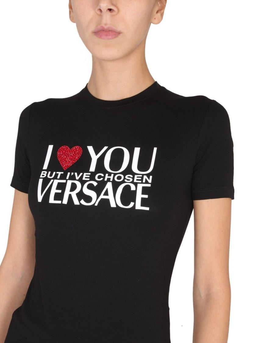 Versace "I ♡ You But..." T-Shirt