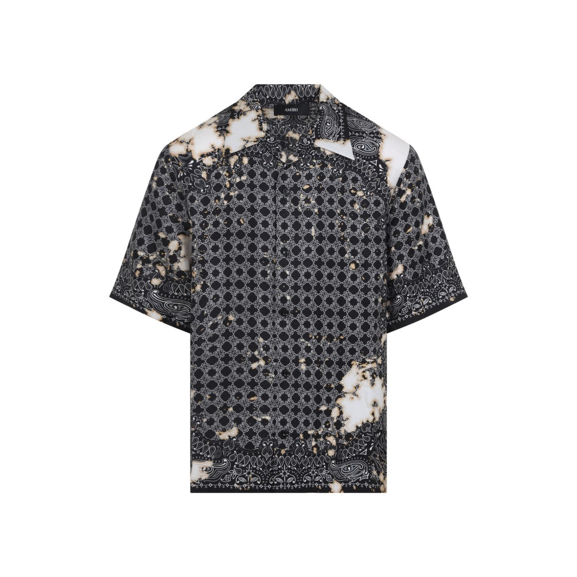 Amiri Silk Shirt With Intricate Patterns And Relaxed Fit