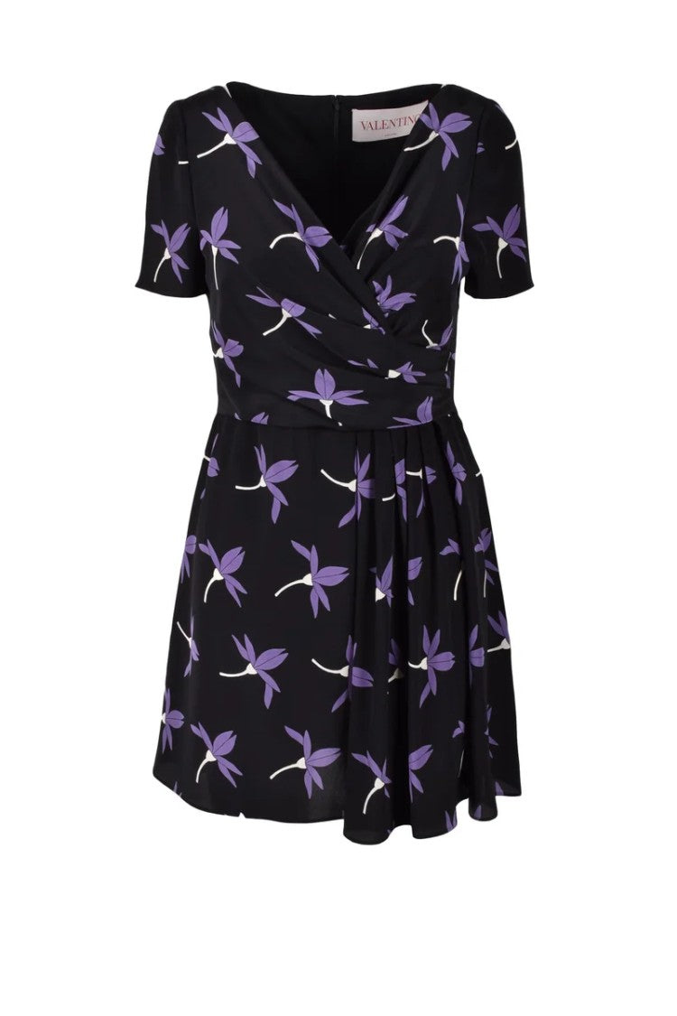 Valentino Short Voile Dress - Multicolor