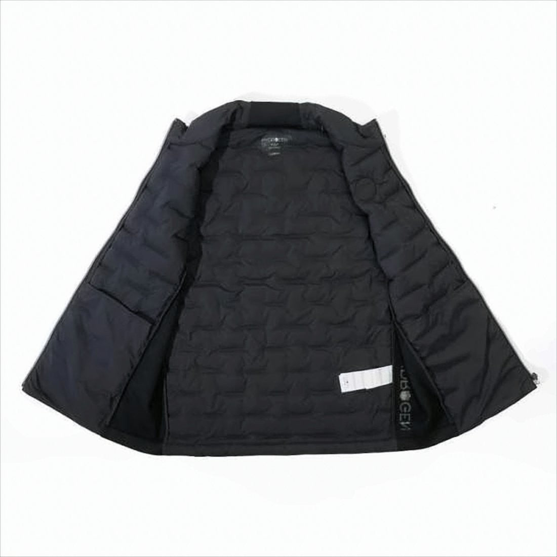 Hydrogen Quilted Sleeveless Vest With Geometric Pattern