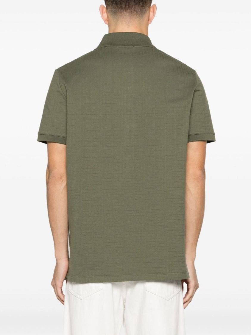 Balmain Patterned Jacquard Polo