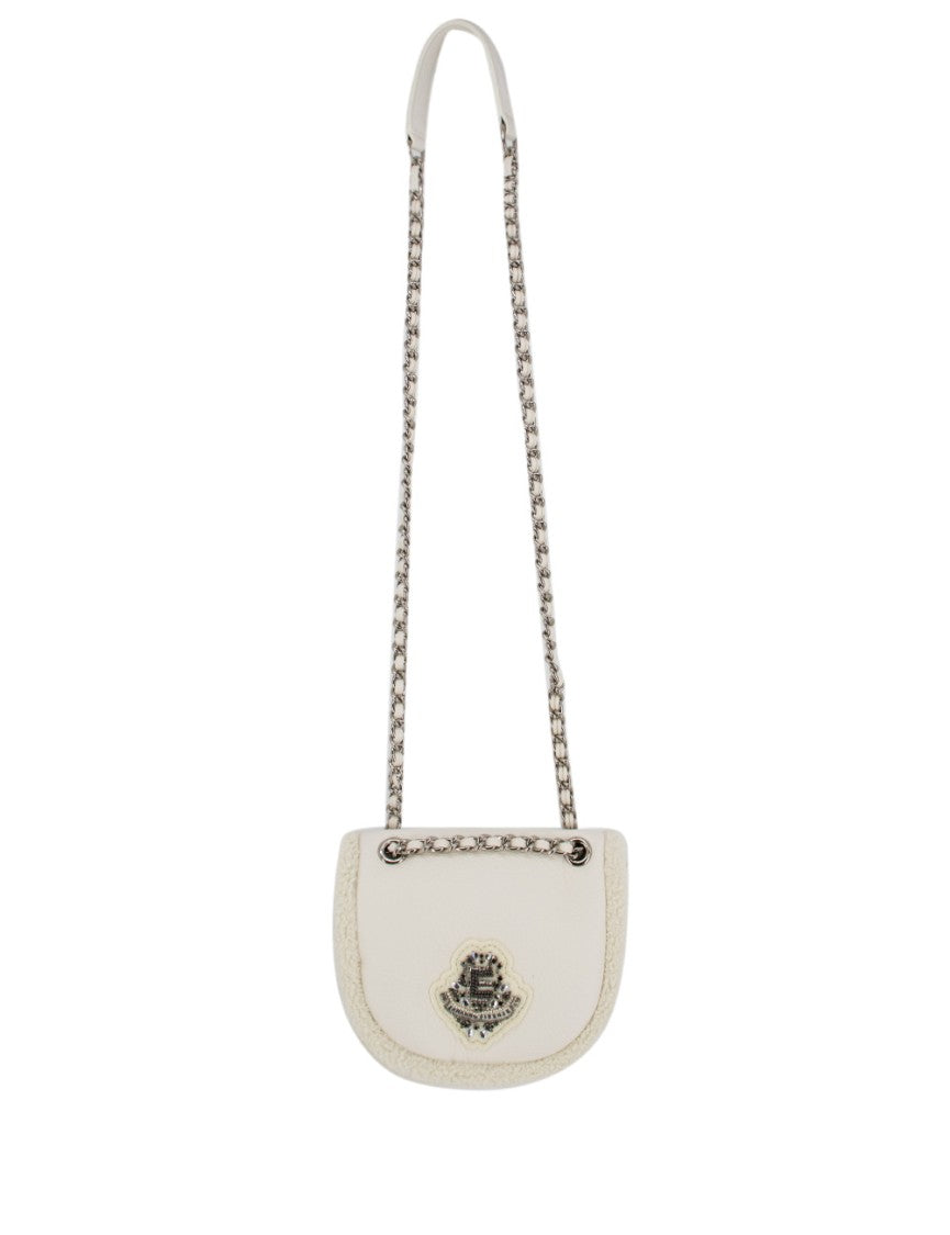 Ermanno Firenze Optical White Mini Shoulder Bag