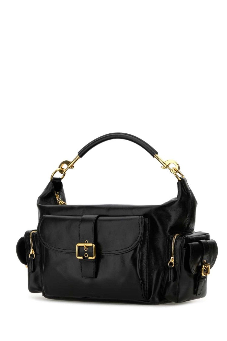 Chloé Black Leather Large Shopping Bag