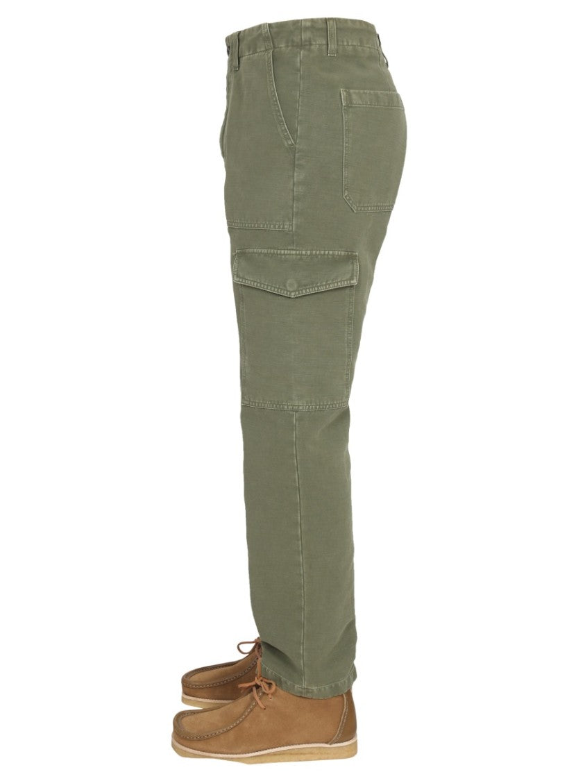 Department 5 Straight-Leg Casual Pants With Button Closure