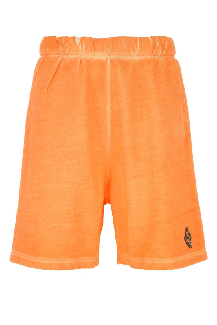 Marcelo Burlon Orange Cotton Bermuda Shorts