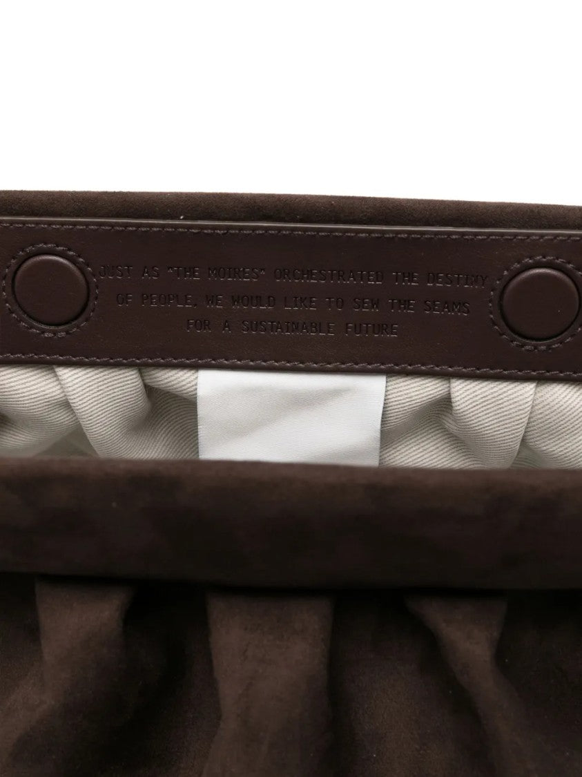 Themoirè Structured Minimalist Bag With Refined Finish
